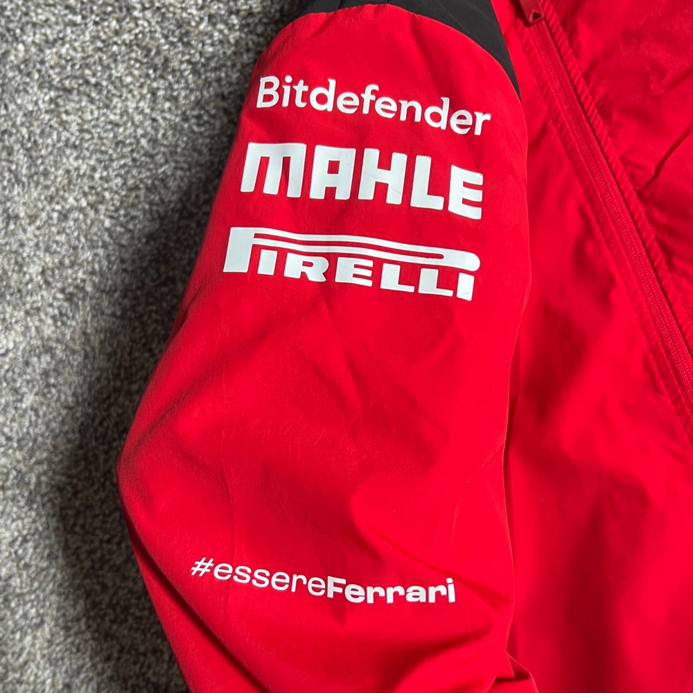 Ferrari Red Men's Racing Team Jacket - Picture 4 of 8